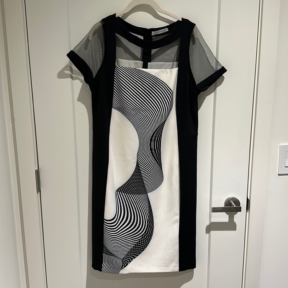 Anne Fontaine Black and White Dress